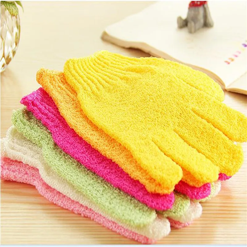 

Bath For Exfoliating Glove Cleaning Body Bubble Massage Sponge Wash Skin Moisturizing SPA Five Fingers Shower Scrub Gloves Foam