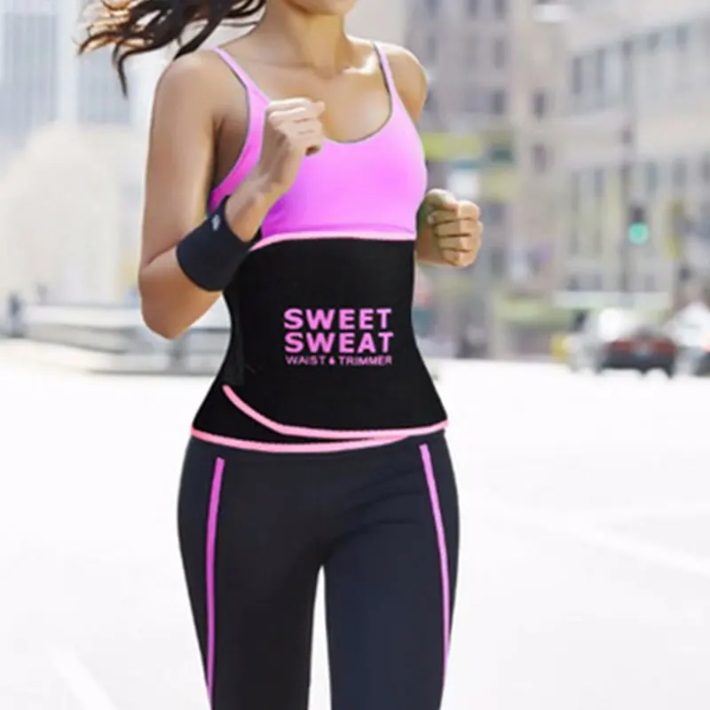 Женский и мужской регулируемый пояс-поддержка поясницы из неопрена для тренировок и пота.