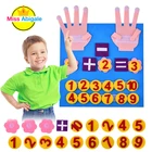 Игрушка на палец из фетра ручной работы, для раннего развития