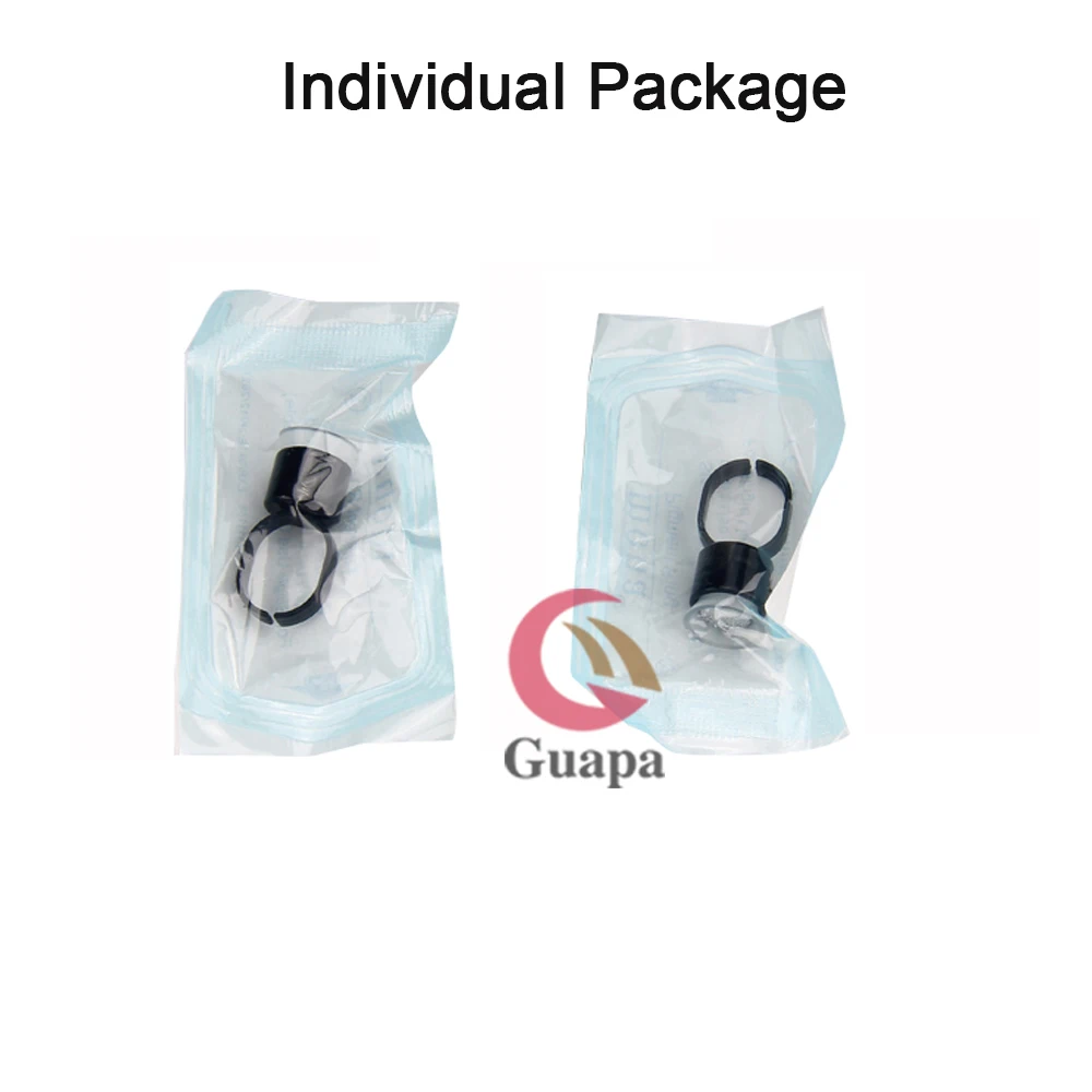 20pcs Microblading Supplies Pigment Glue Rings With Sponge Ink Cups Caps Permanent Makeup Tattoo Eyelash Holder | Красота и здоровье