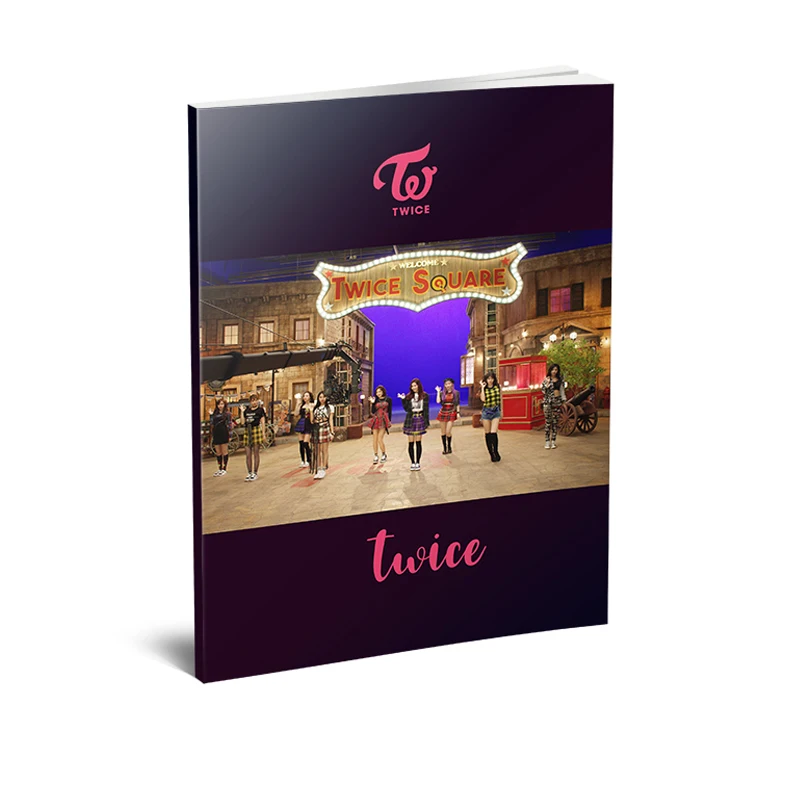 Kpop TWICE 6-й мини-альбом Фотокнига Мода K-pop два раза маленький фотоальбом фото плата, вентиляторы сувенирный подарок Прямая - Цвет: TWICE