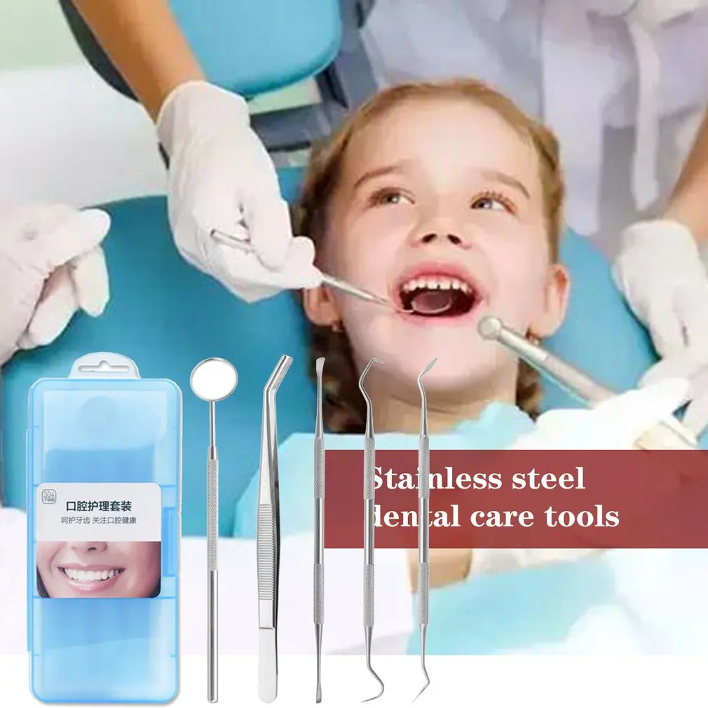 

Stainless Steel Dentist Oral Care Tools Tooth Extraction Toothstone Remover Dental Stain Remover Mouthpiece Tweezers