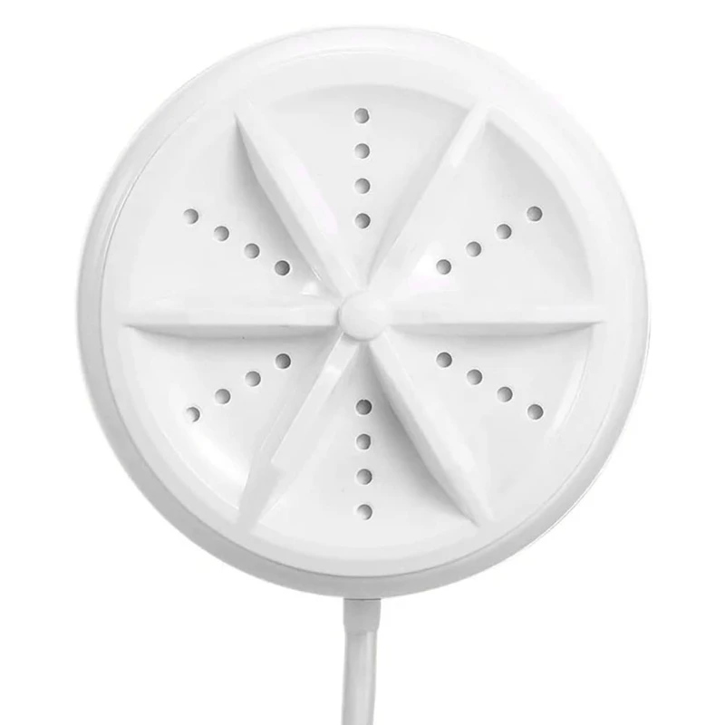 

2 in 1 Portable Mini Washing Machine Ultrasonic Washer with USB Cable Convenient for RV Travel Trip