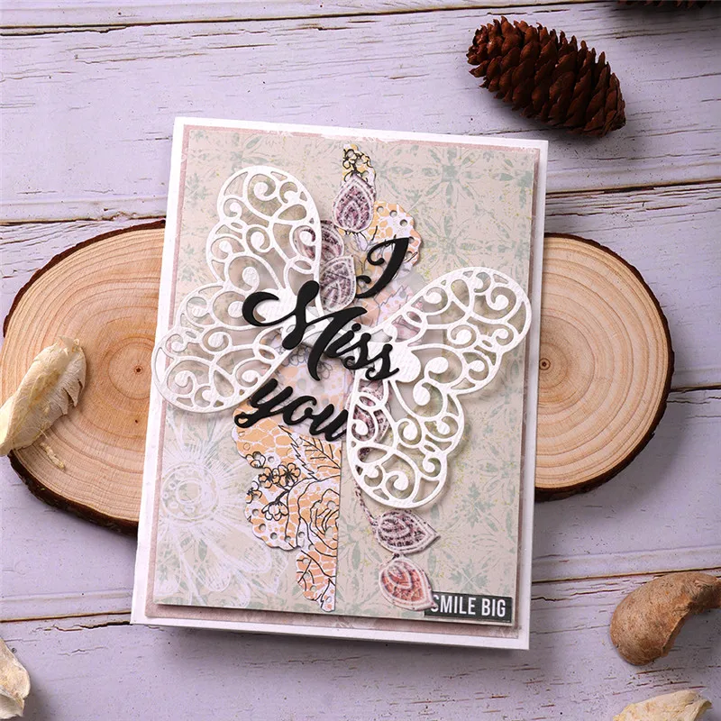 GJCrafts металлические режущие штампы с бабочками новинка 2019 Скрапбукинг для