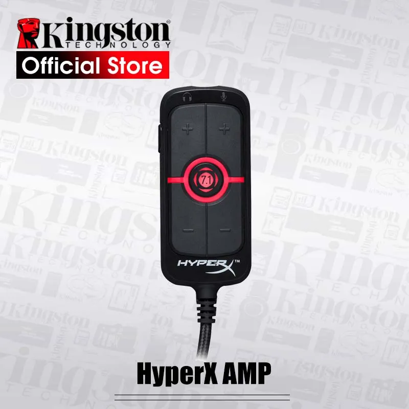 Kingston AMP HyperX Виртуальный 7 1 виртуальный объемный звук игровая звуковая карта