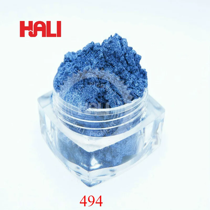 Цветной алюминиевый пигмент алюминиевые порошки для окрашивания волос голубая