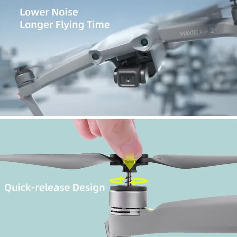 Пропеллеры Mavic Air 2 7238F с низким уровнем шума аксессуары для Дронов|Пропеллеры| |
