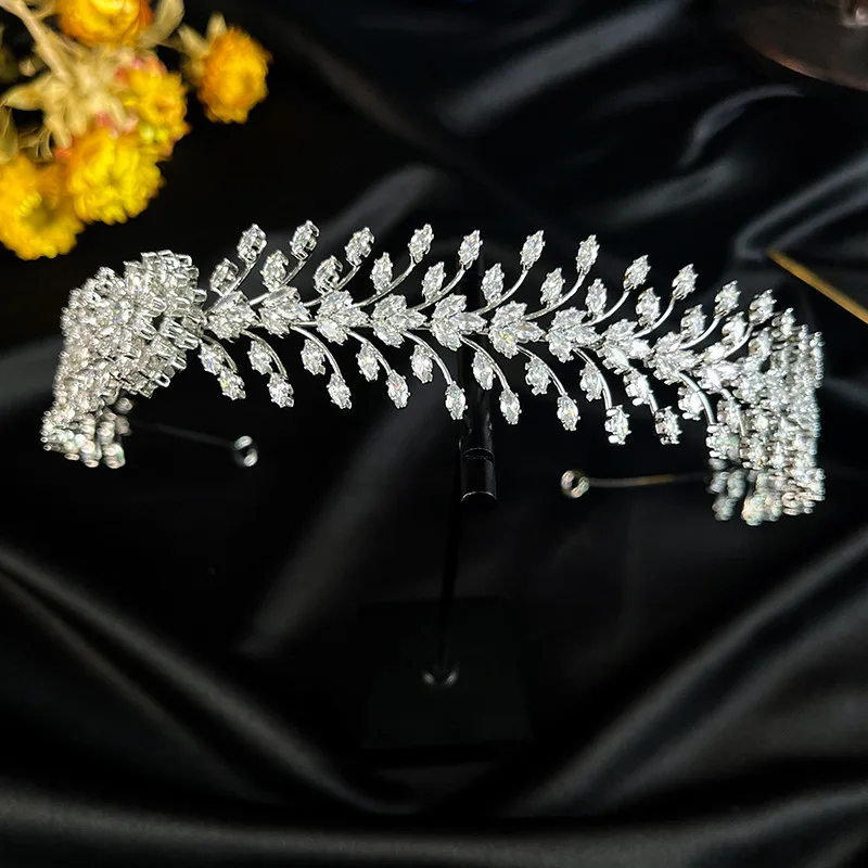 

Стразы инкрустированные цветами повязка на голову из сплава мягкая искусственная челка держатель аксессуары для волос для женщин девушек ...