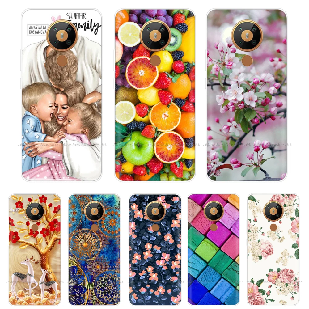 

Silicon Case For Nokia 5.3 Case Bumper Back Phone Cover For Nokia 5.3 TA-1234 TA-1227 TA-1223 TA-1229 Nokia5.3 Soft TPU Bumper