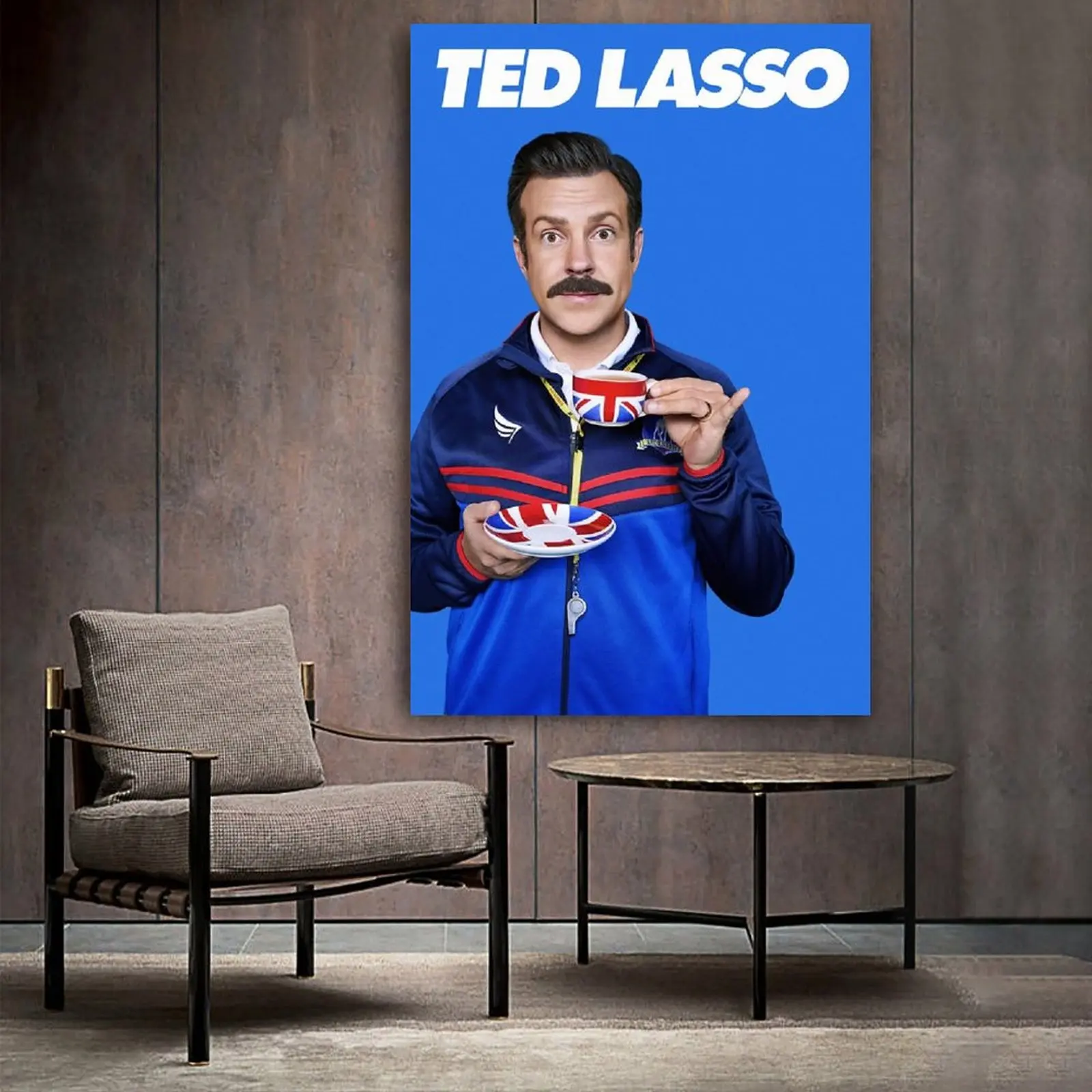 

Ted Lasso TV Series Movie Poster Canvas Art Poster and Wall Art Picture Print Modern Family bedroom Decor Posters