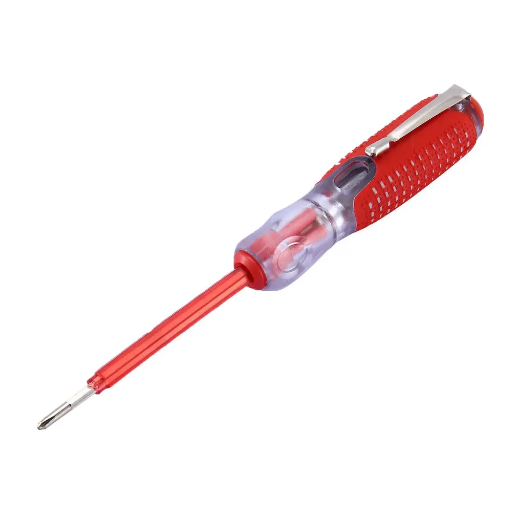 

1PCS 100-500V Voltage Indicator Cross & Slotted Screwdriver Electric Test Pen Tool Hot