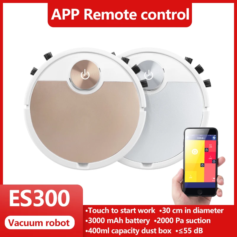 ES300 2000pa робот пылесос может приложение дистанционный пульт развертки и чистую