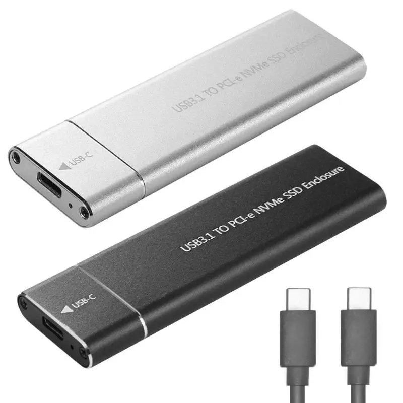 10 Гбит/с USB 3 1 Gen2 к M.2 NVME NGFF PCIe SSD корпус M-Key Type C твердотельный накопитель