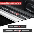 4 шт., автомобильные наклейки на дверь, из углеродной кожи, для CHERY TIGGO Focus Polo Dacia Sandero BMW 3-series Passat