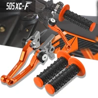 motocross non slip hand grips handlebar and dirt bike brake clutch levers for 505xcf 505xc f 505 xc f 2008 505xc f