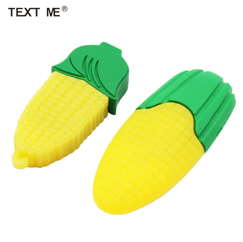 

TEXT ME cartoon Food corn model usb flash drive usb 2.0 4GB 8GB 16GB 32GB 64GB creative pendrive