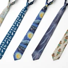 Новые Модные Классические мужские галстуки джентльмена 8 см карта Молния узор строгие свадебные галстуки из полиэстера