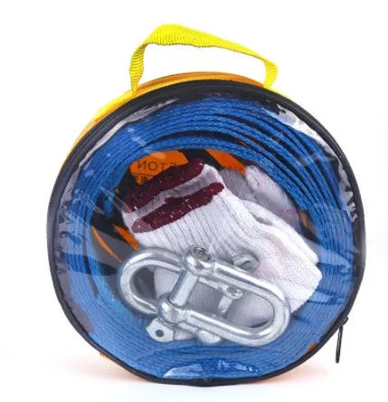 

3m/5m Car Tow Strap With U-shaped Hooks 8Tons High Strength Nylon Towing Strap With Reflective Tape For SUV Car Trailer