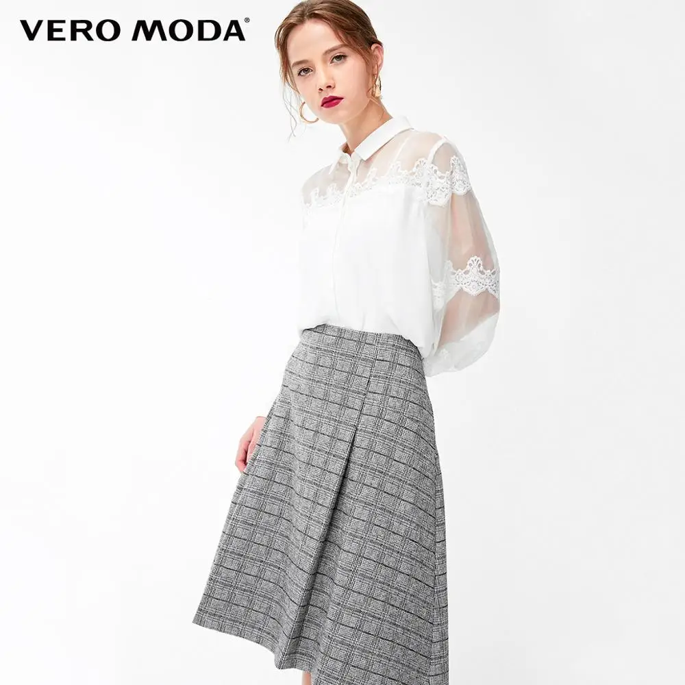 Vero Moda Женская клетчатая юбка с подкладом | 31911G510