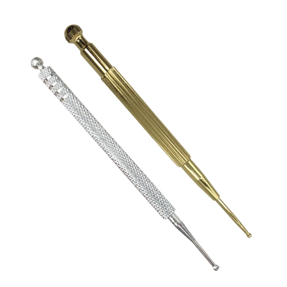 

2PCS Ear Acupuncture Point Probe Stainless Steel Acupressure Pen Ear Needle