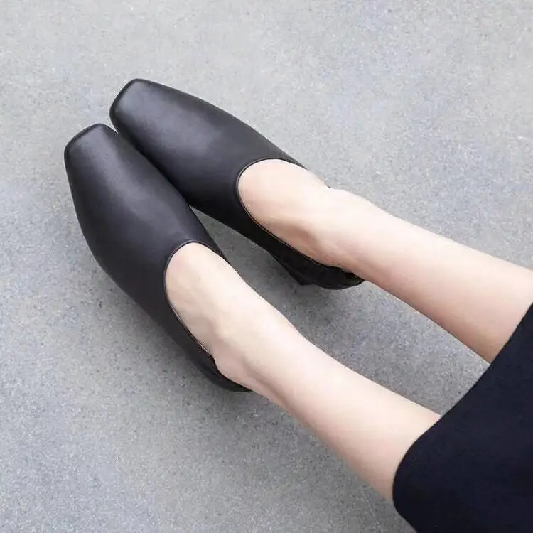 Женская обувь с верхом из коровьей кожи повседневная розового цвета на каблуке 5