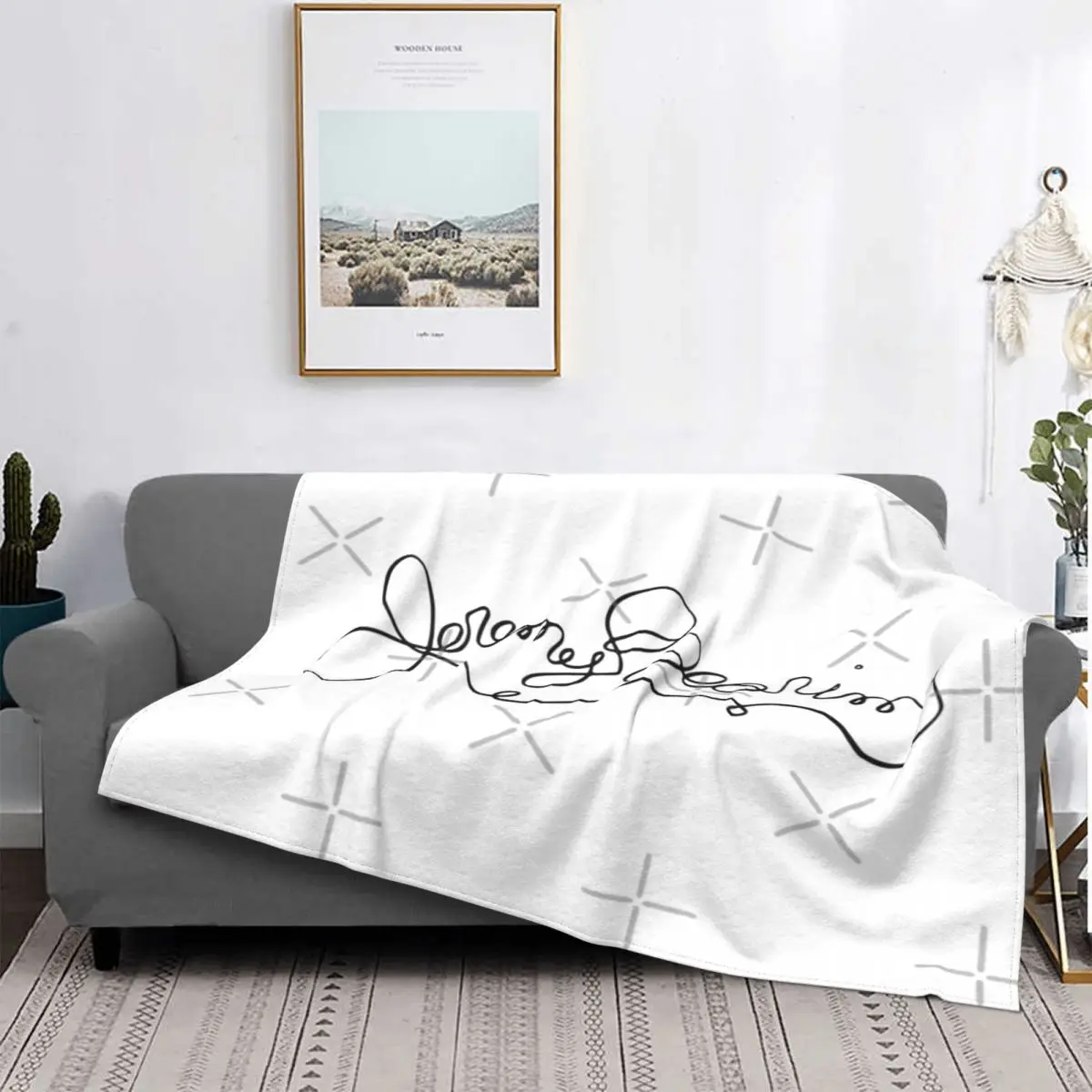 

The Good Place-Edredon a cuadros para cama, manta de muselina, cobertor para cama