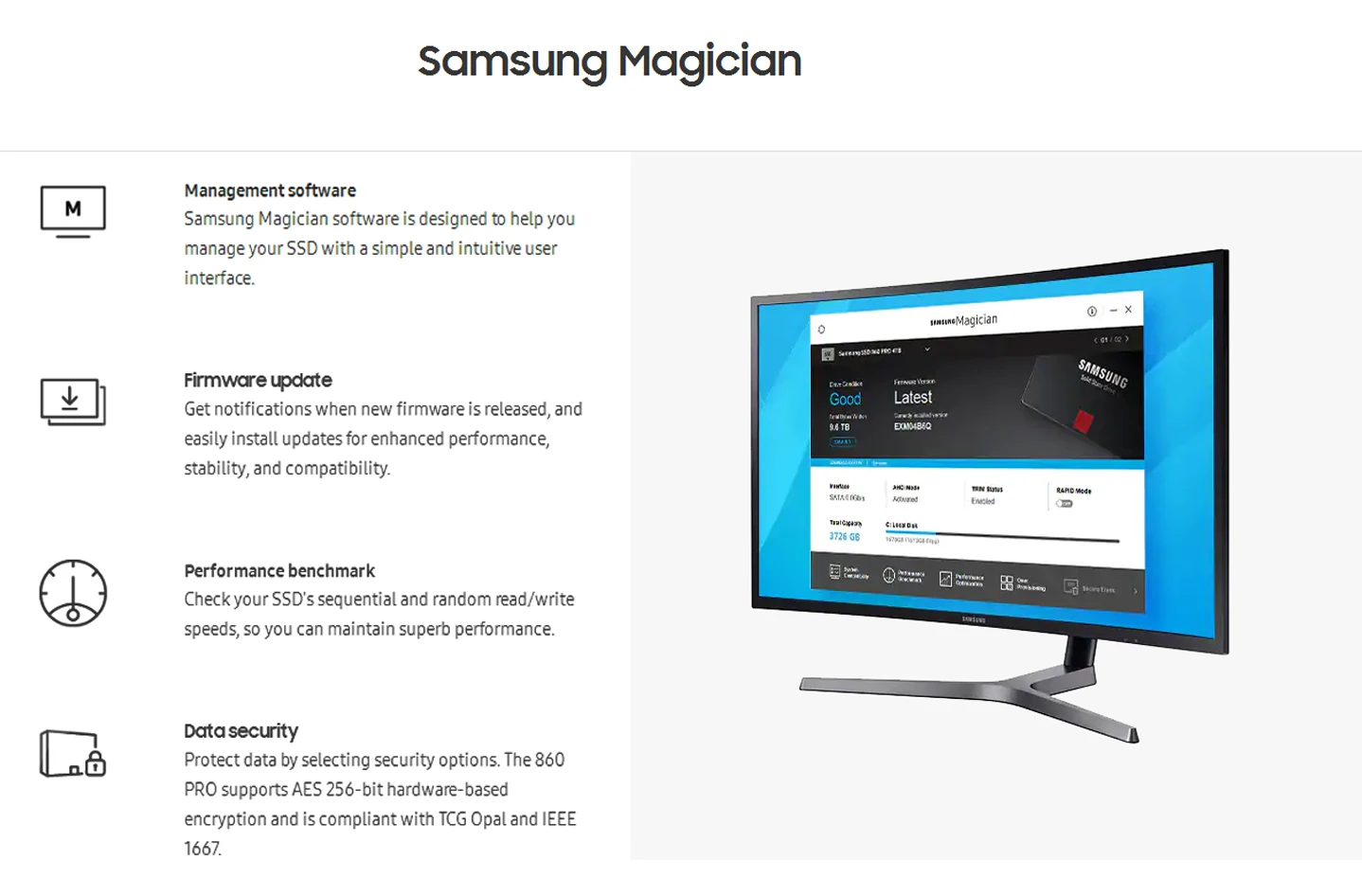 SAMSUNG SSD 860 PRO 256 ГБ 512 Внутренний твердотельный диск HD Жесткий диск SATA 3 2,5 жесткий диск для ноутбука, настольного компьютера, ПК, 1 ТБ 2 ТБ 4 ТБ