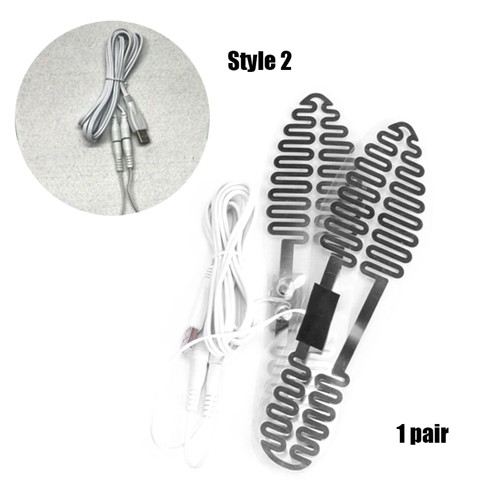 5V USB электрические стельки с подогревом грелка для ног сапоги колодки обуви