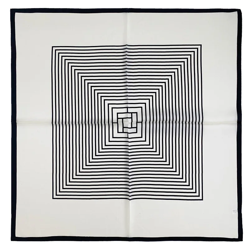 

Новое поступление 2021, 100%, шарф из натурального шелка, модные женские большие шарфы в полоску, женские шали, квадратные шали, бандана, женский ...