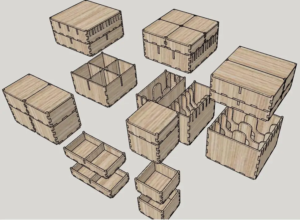 Комбинированный органайзер для деталей сделай сам приемный жетоновый ящик