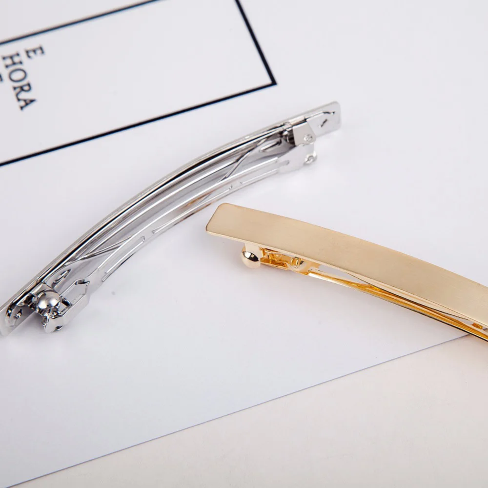 1 шт. металлические длинные заколки для волос в полоску женские невидимки