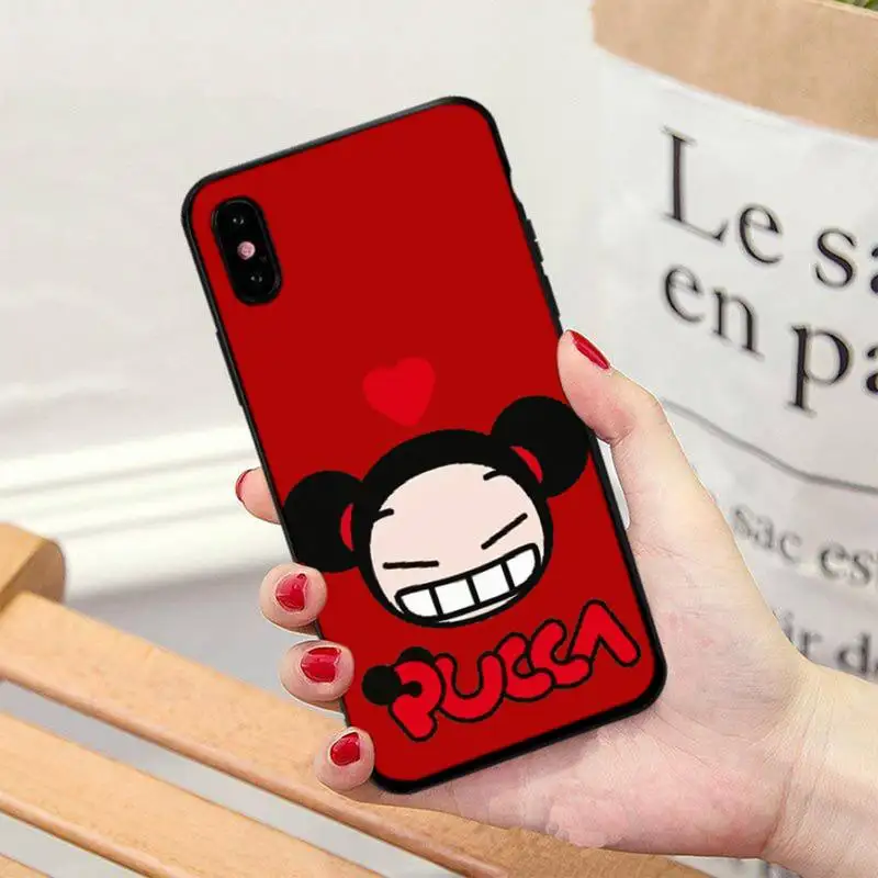 

ZFGHSHYQ Cartoon Cute China Doll Pucca Phone Case For HUAWEI P10 10plus 20 30 30lite 40pro Mate10 20 30 Pro Honor 8X 20