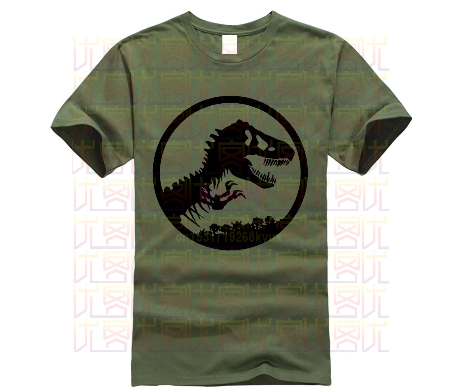 2020 летняя из фильма Парк Юрского периода Футболка для мужчин с коротким рукавом