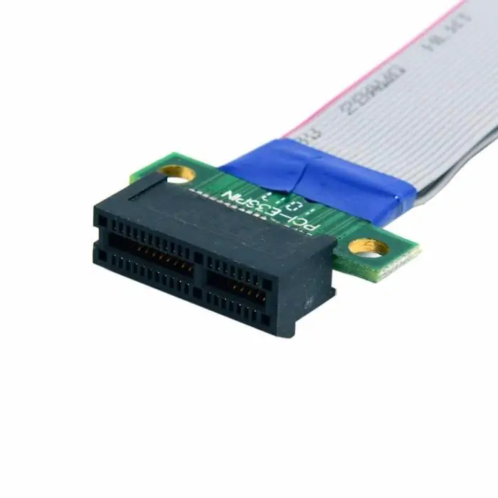 Твистер. CK PCI Express x1 E Riser видеокарта удлинитель ленточный гибкий переместить