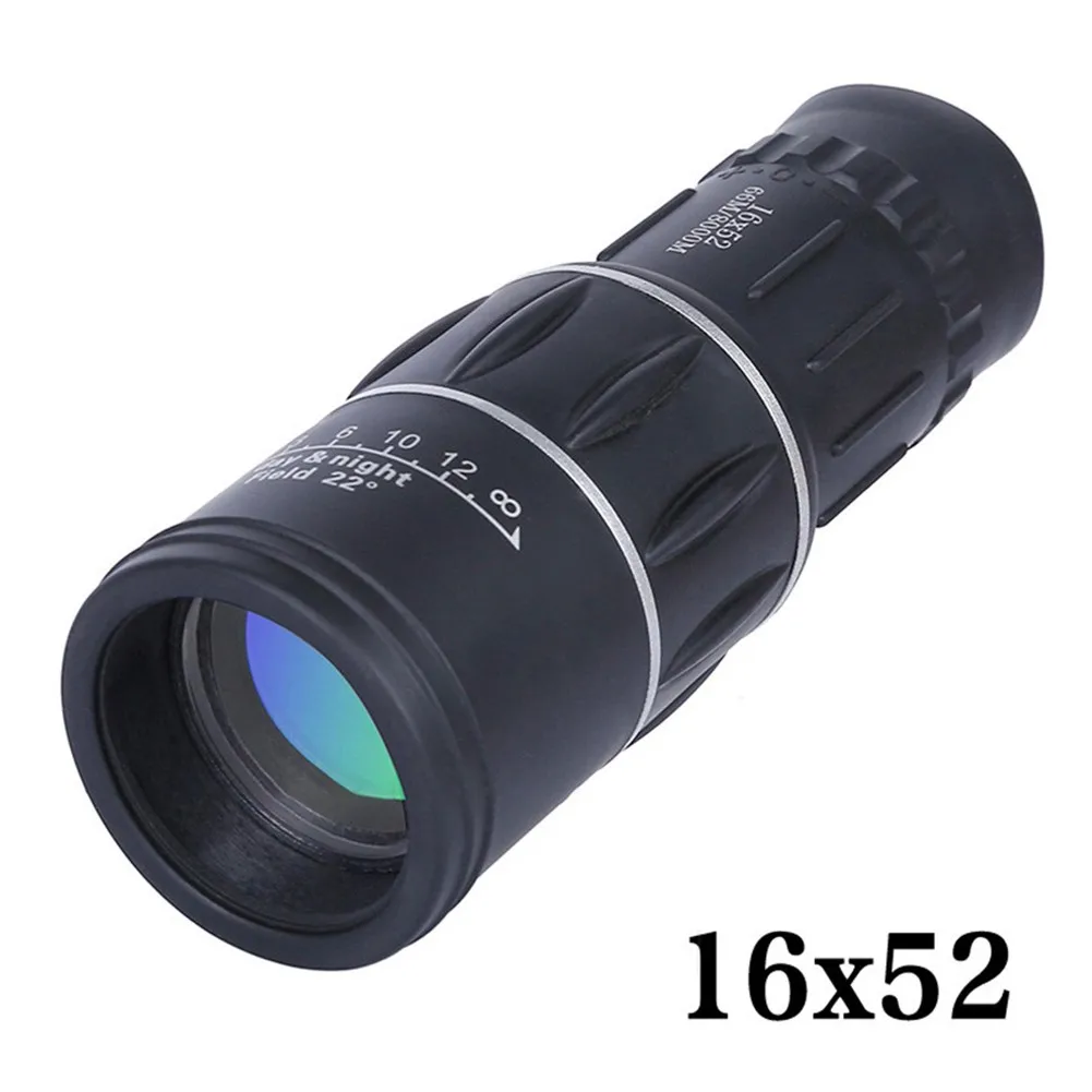 

16X52 Dual Focus 66M/8000M HD Scope Monocular Telescope For Tour Camping Hunting Low Light Level Night Vision Monoculars