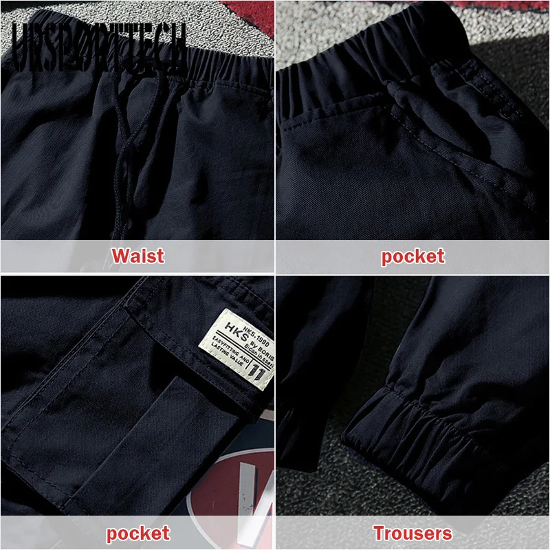 New Spring and Autumn Streetwear Cargo Pants Men's Joggers Casual Pants Korean Fashion Sports Trousers Loose Harem Pants