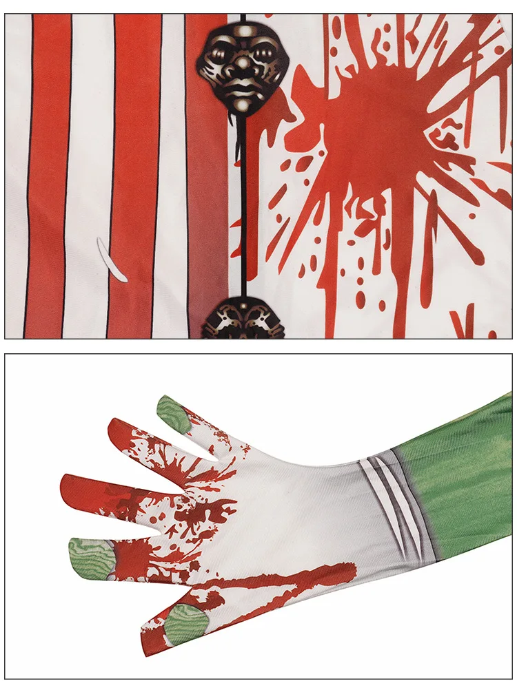 Женский костюм для костюмированной вечеринки в стиле Клоун ужасов костюмы на