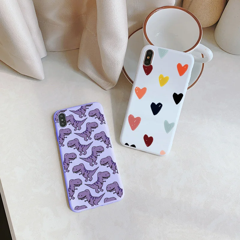 

Dinosaur Crocodile Owl Butterfly Flower Phone Case for iphone 11 12 Pro Max X XS MAX XR 6s 7 8 Plus SE 2020 Soft Silicone Cover