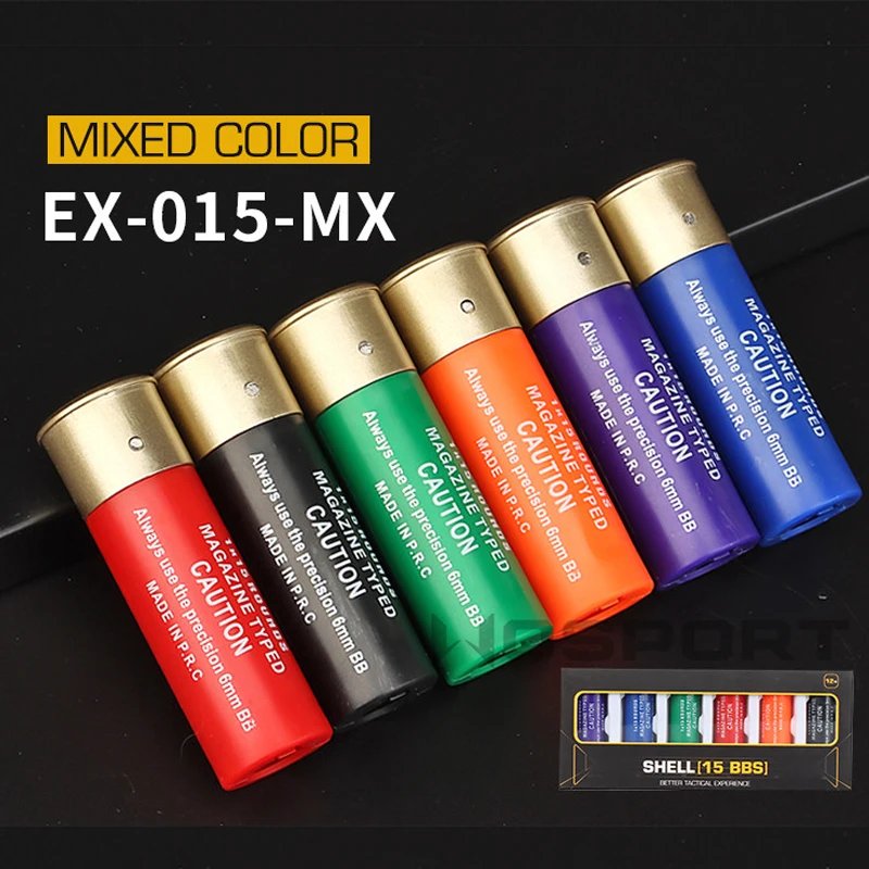 Тактический 6 шт. Softair дробовик подпружиненный стрельба защелкивающиеся колпачки