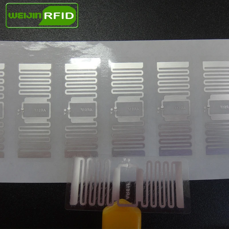 Rfid метка UHF наклейка impinj MonzaR6 AR61F EPC6C влажная инкрустация 915m868mhz860 960MHZ 2000 шт.