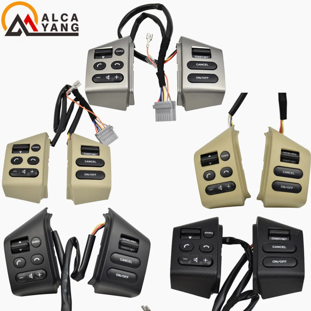 

Car styling buttons FOR Nissan LIVINA & FOR Nissan TIIDA & For SYLPHY steering wheel control buttons with red backlight