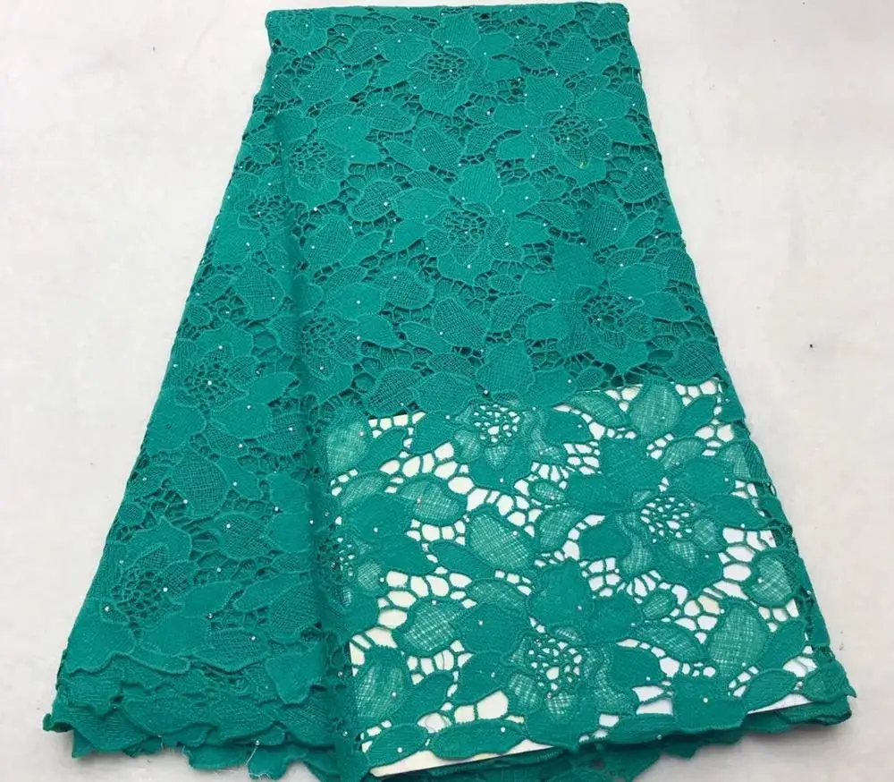 

beautiful High Quality African Guipure Cord Lace Fabric African Lace Fabric Water Soluble Cord Laces For Party Sew TS9553
