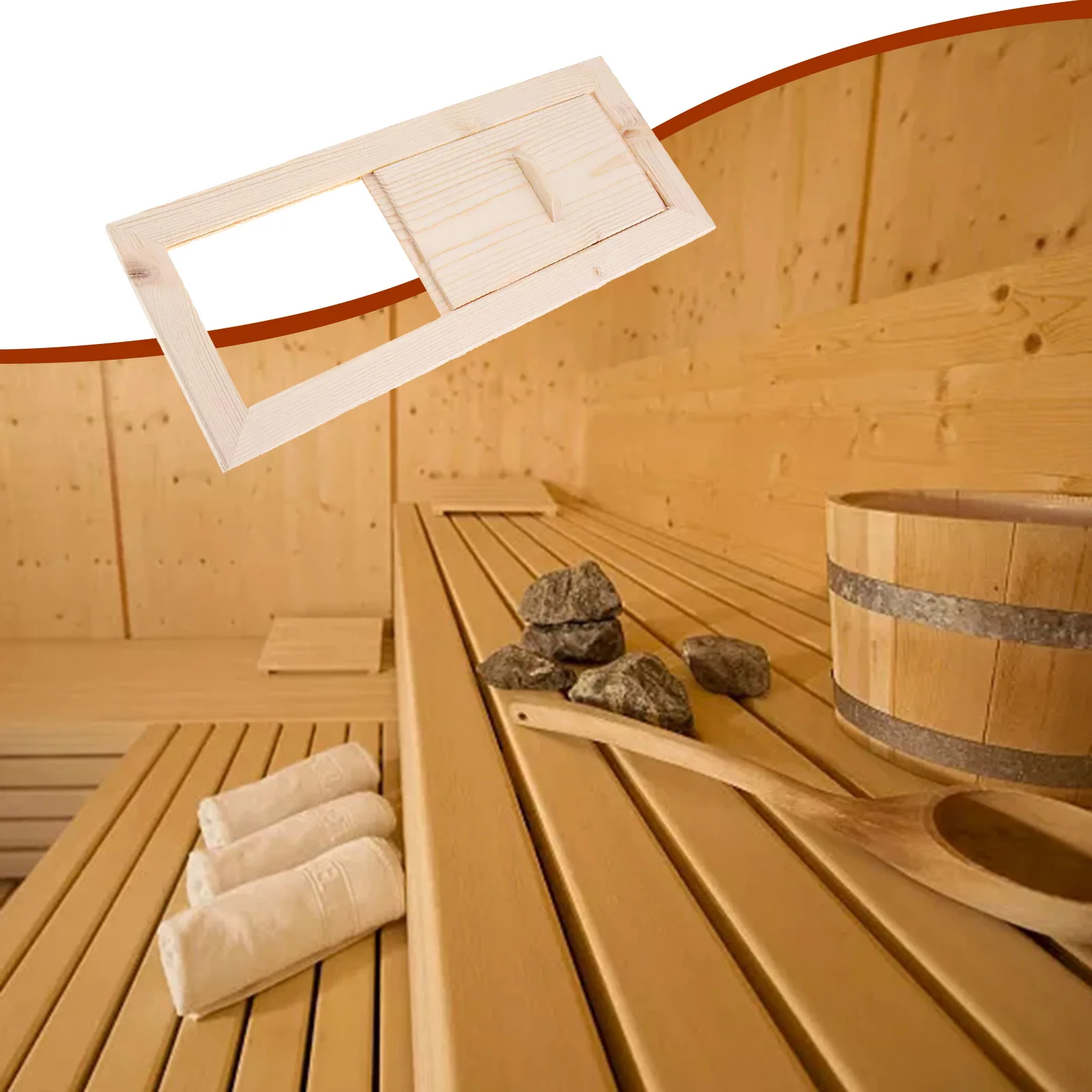 

Air Vent Sauna Room Grille Ventilation Outlet Pull-Push Design Sauna Room Air Circulation Accessory for Sauna Shop Steam Room