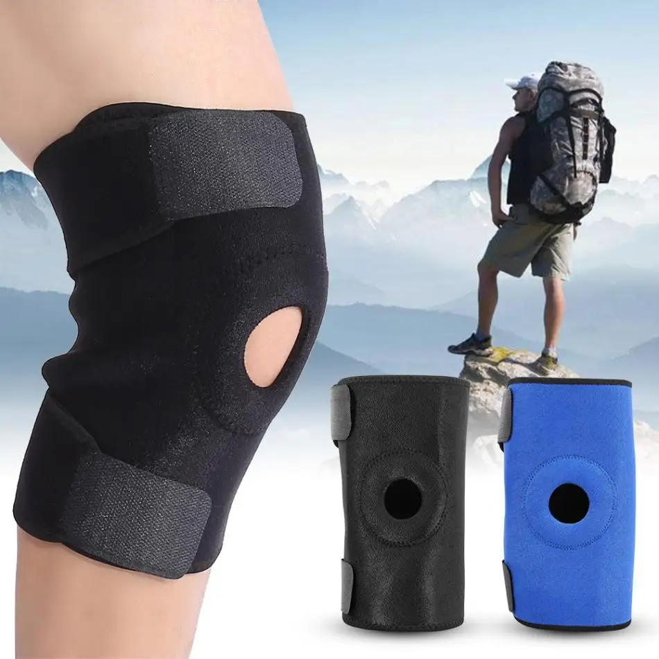 

2 Colors Knee Brace Support For Men Women Adjustable Patella Support Belt Sporting Basketball Knee Pad Fitness Knee Protector