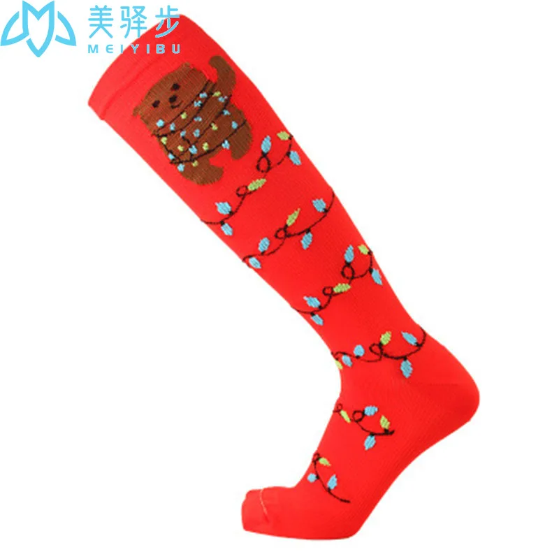 

100pair/lot Wholesale Compression Socks Football Socks Basketball Running Christmas Socks Stockings for Adults