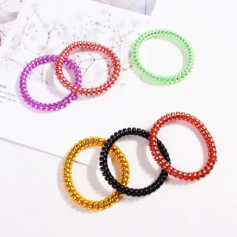 Резинки для волос 1 шт. резинки фиксации телефонным проводом аксессуары волос| |