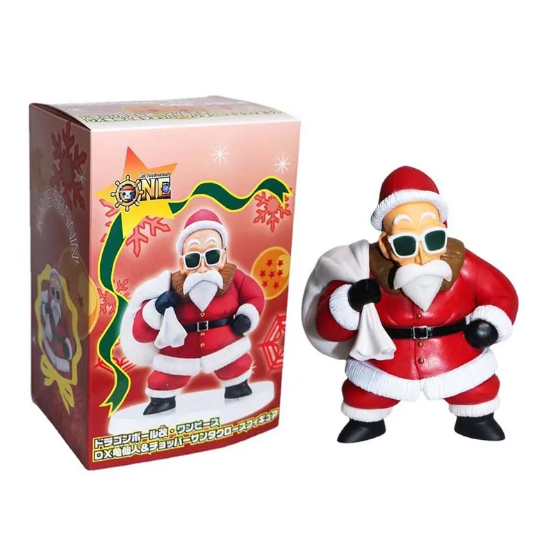 12cm anime dragon ball z action figure gk son goku figma abs statue somersault cloud q version santa claus kids toys christmas free global shipping