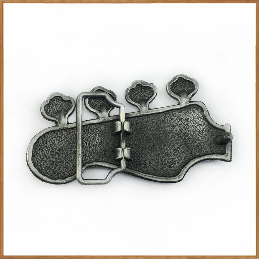 Buckleclub wholesale zinc alloy guitar head music jeans gift belt buckle for men FP-02893 pewter finish 4cm width loop | Дом и сад