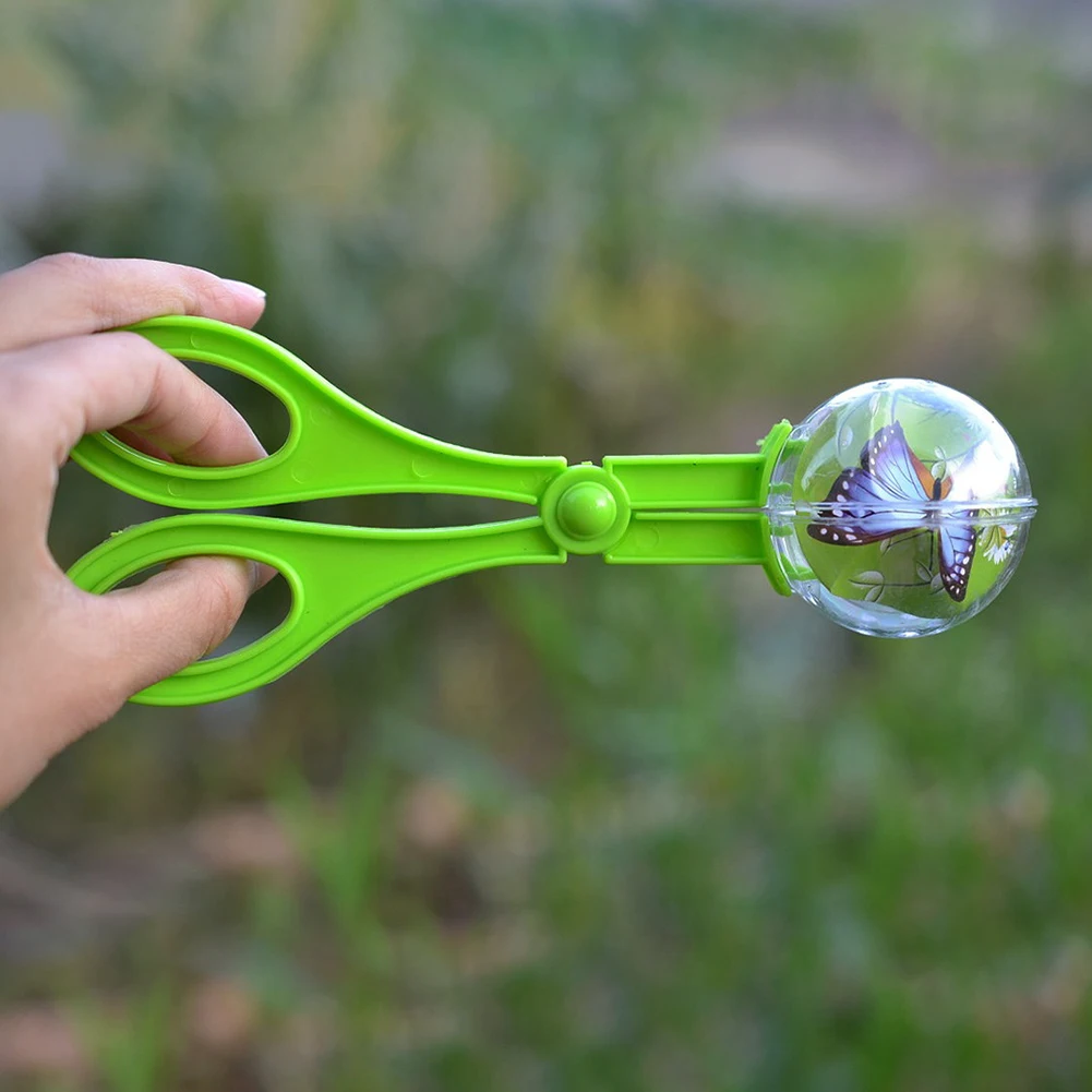 Ловец насекомых ножницы детские игрушки ловушка для бабочек щипцы научные
