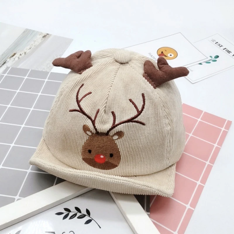 New Spring Autumn Baby Baseball Cap Xmas Fawn Boys Caps Fashion Toddler Infant Hat Children Kids | Детская одежда и обувь